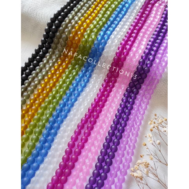 Mote ice 8mm / Mutiara beads ice