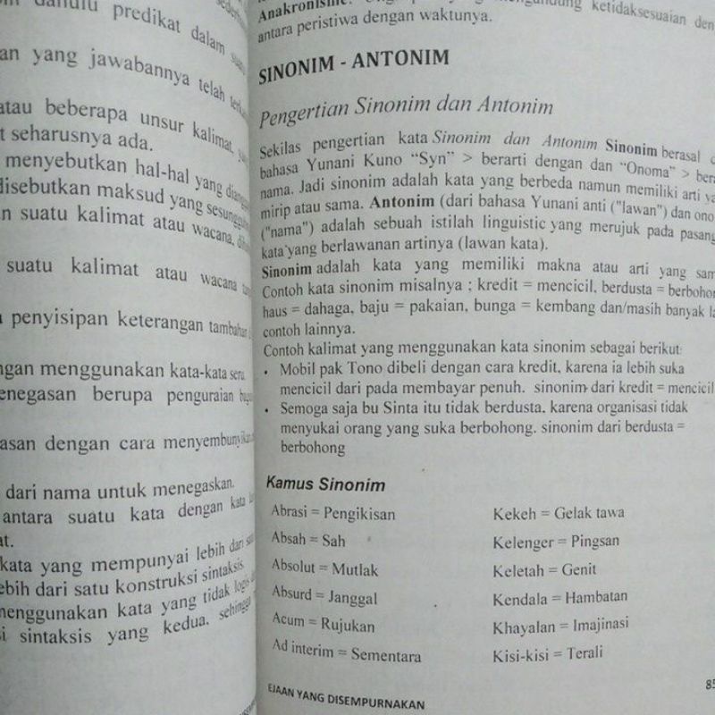 Buku EYD Ejaan Yang Disempurnakan Untuk SD/SMP/SMA/UMUM