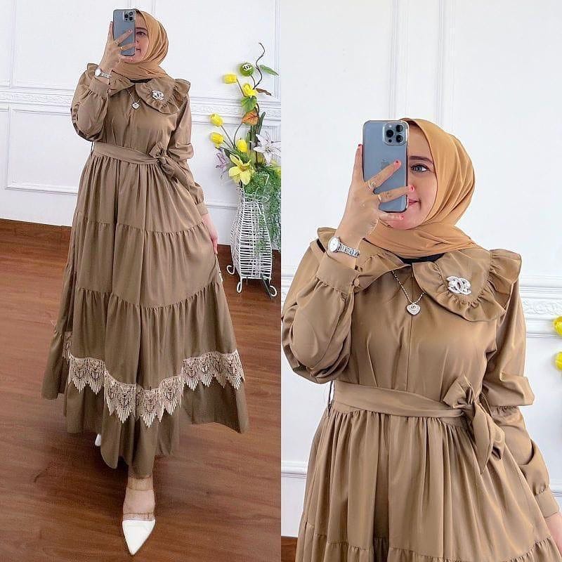 Arafah Dress Maxy Muslim Matt Shakila Premium Gamis Muslim Kondangan