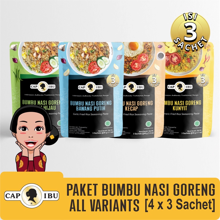 CAP IBU Paket Bumbu Nasi Goreng Sachet Pouch Sachet All Variants