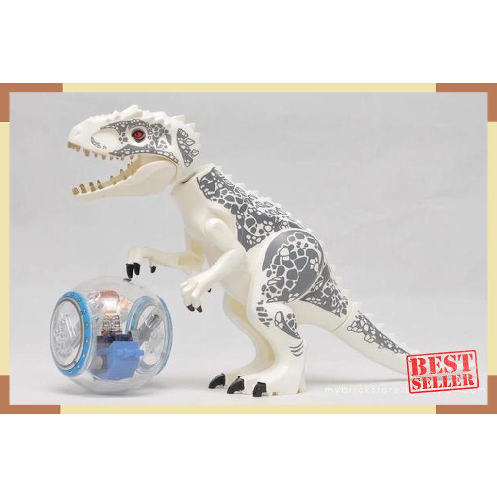 Lego Kw Dinosaurus T Rex Putih Indominus Rex LeLe 79151