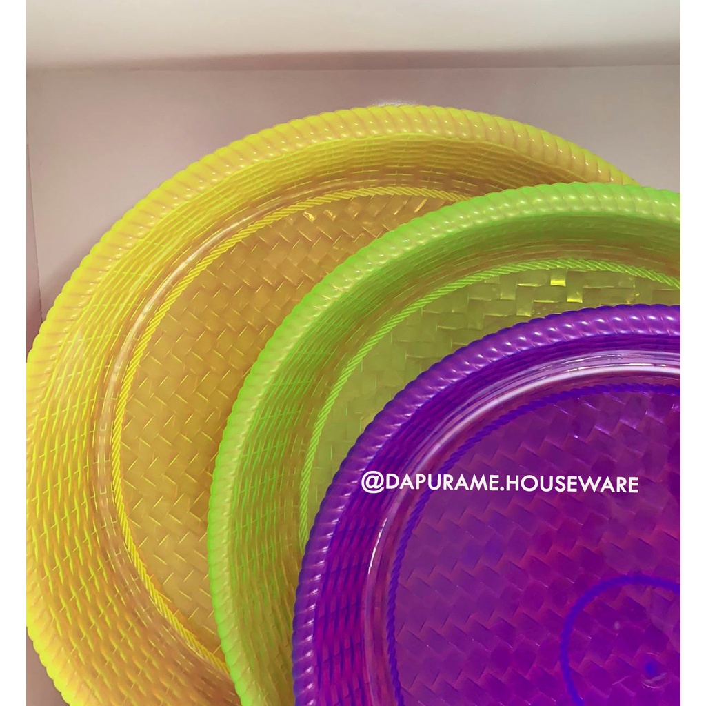 NAMPAN BULAT ANYAM OKINAWA CALISTA PLASTIK