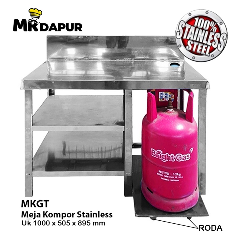 Meja Stainless Steel MrDapur MKGT