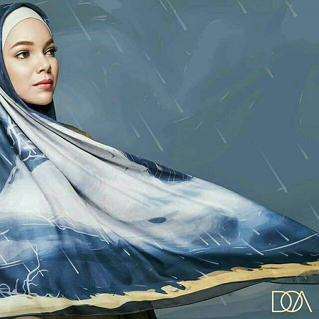 Scarf doa by dewi sandra bumantara Preloved khimar preloved hijab