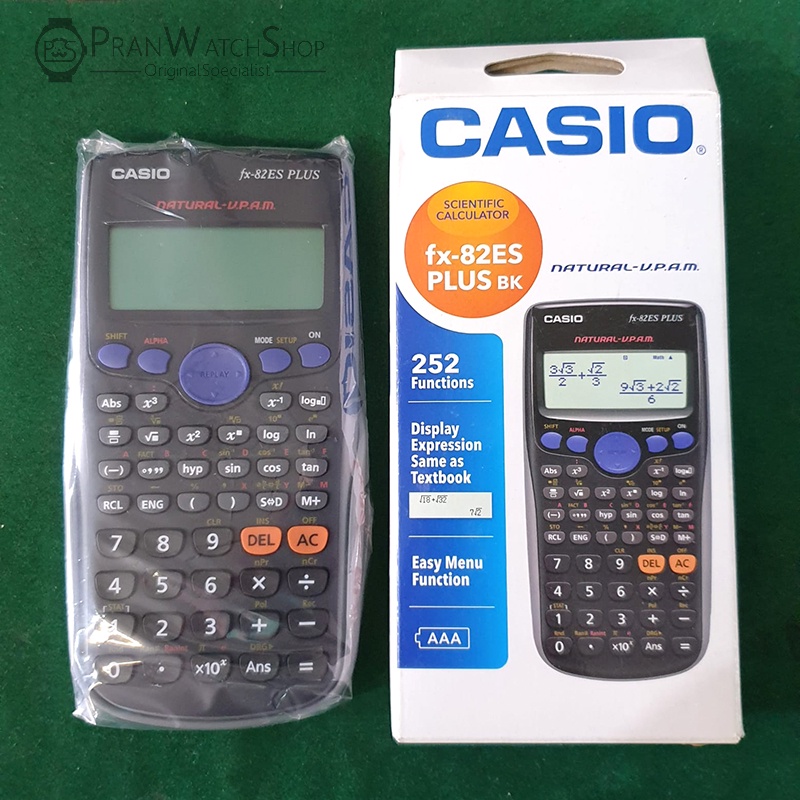 

Calculator Scientific CASIO FX-82ES+ PLUS Original Bergaransi Resmi 1 Tahun Kalkulator Ilmiah
