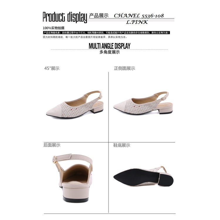 SEPATU WANITA SLINGBACK HEELS PLATFROM SHOES 5536-108 (RESTOCK)