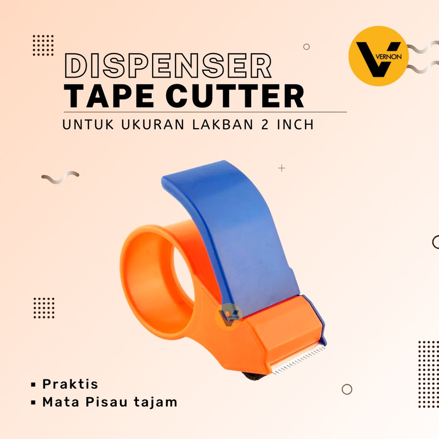 

Tape Cutter Dispenser Lakban Tape Dispenser Roll Lakban 2 Inch