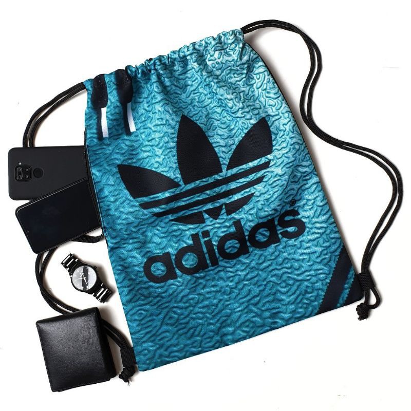 Stringbag Adidas Tas Serut Olahraga Gymsack Futsal Sepakbola