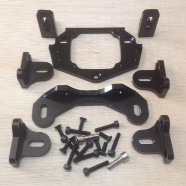 Universal Engine Mount Hitam 26 - 32Cc Dudukan Mesin Rc Boat Zenoah