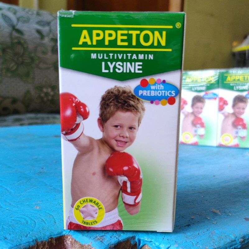Jual APPETON LYSINE Multivitamin 60 tablet Original Import Indonesia