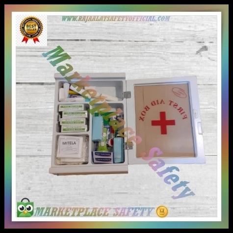 Box Penyimpanan Obat - Kotak Obat P3K Dinding Type B + Isi