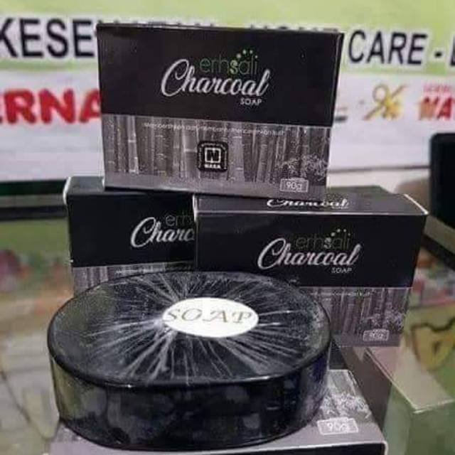 Charcoal soap