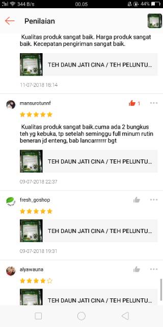 ⭐BAGUS⭐TEH DAUN JATI CINA Sachet | Teh Pelangsing Herbal | Teh Tubruk