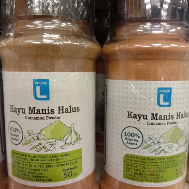 

Choice L Kayu Manis Halus 50 gr