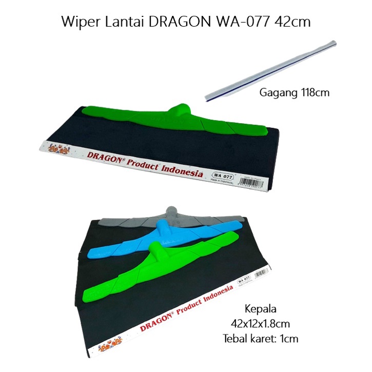 Wiper Lantai/Serokan Air/Dorongan air/Garukan Air Dragon WA-077/Nagoya 719