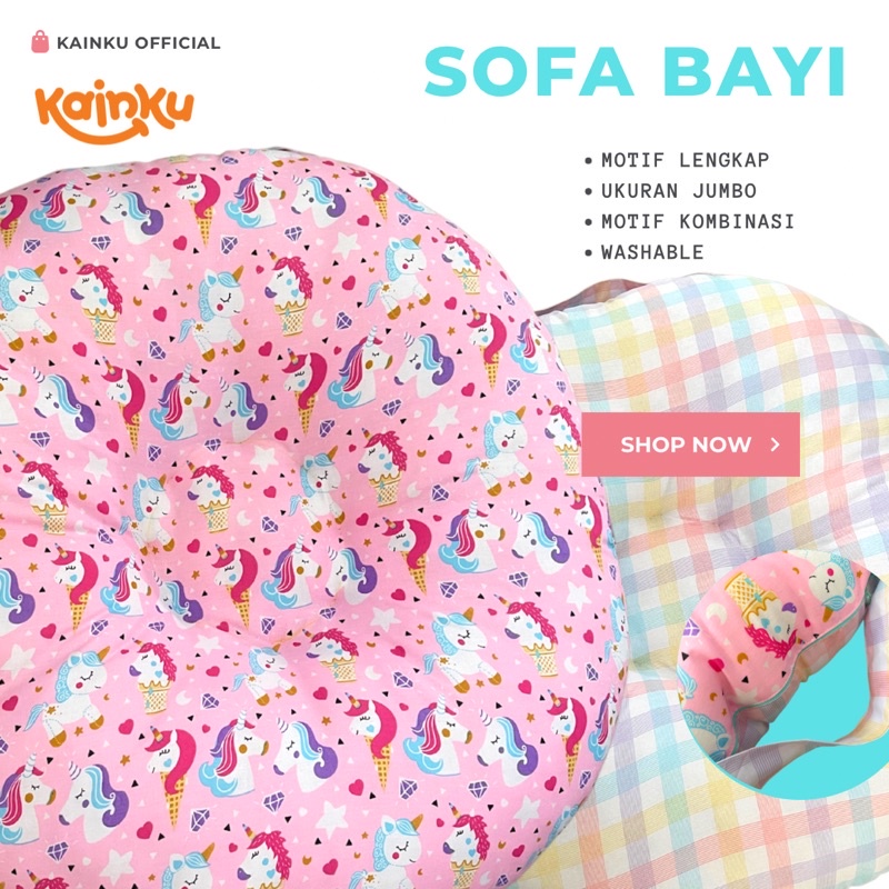 Sofa Bayi Jumbo Multifungsi Sofa bayi besar  baby lounger kasur bayi lucu