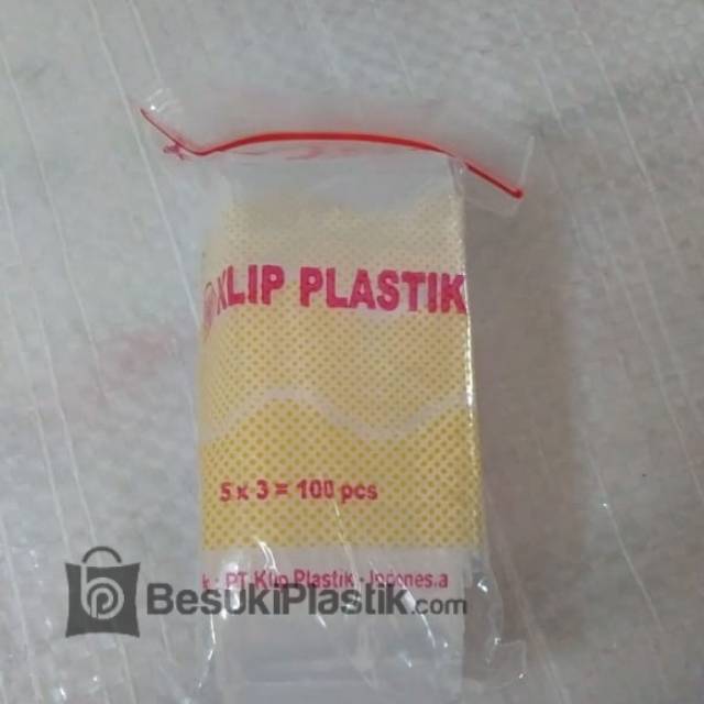 

Klip TEBAL 3cm x 5cm / Klip 3x5 / Klip Plastik 3x5 TEBAL / Klip Kecil