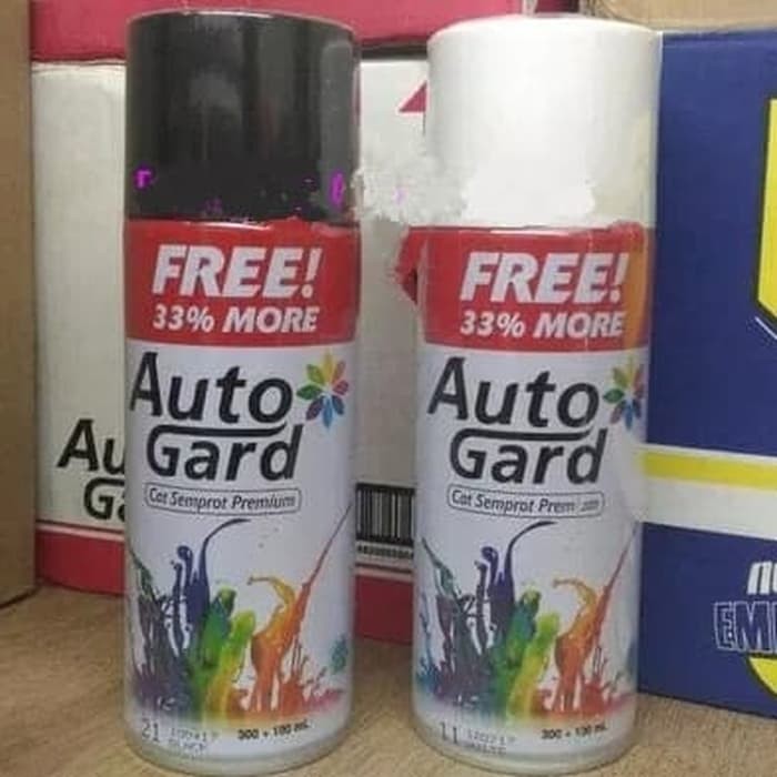 Auto Gard Cat Spray Warna Black