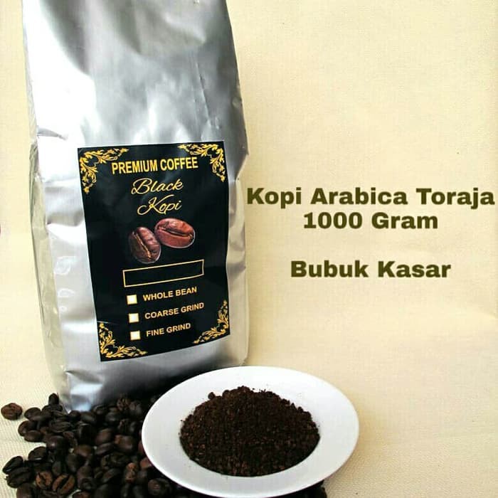 

KOPI ARABICA TORAJA / KOPI ARABIKA TORAJA 1000 gr - BUBUK KASAR