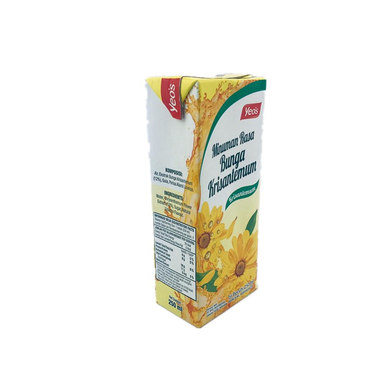 Yeos / Minuman Rasa Bunga Krisantemun / 250ml / 6pcs
