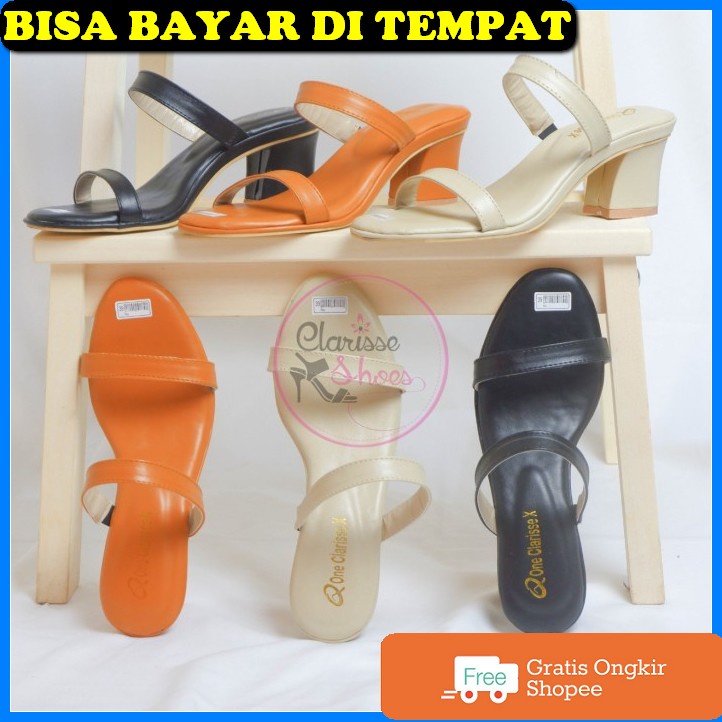 Zg756 Sandal High Heels Tinggi Remaja Cewek Wanita Kekinian Heels YU245 Big Heels Jessy Heels Real