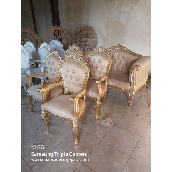 kursi pelaminan/kursi pelaminan retro/kursi pelaminan jepara/kursi pelaminan duco