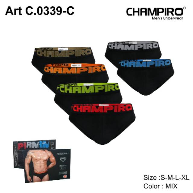 Cd pria CHAMPIRO 0339C (isi 3pcs)