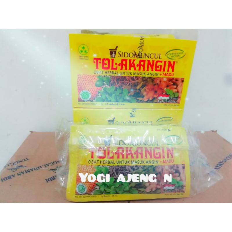 Tolak angin cair sachet 1/2 Box isi 6
