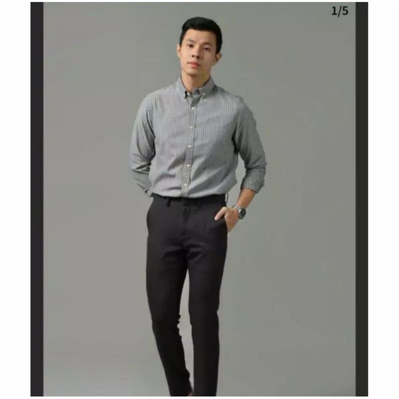 kemeja garis male.id