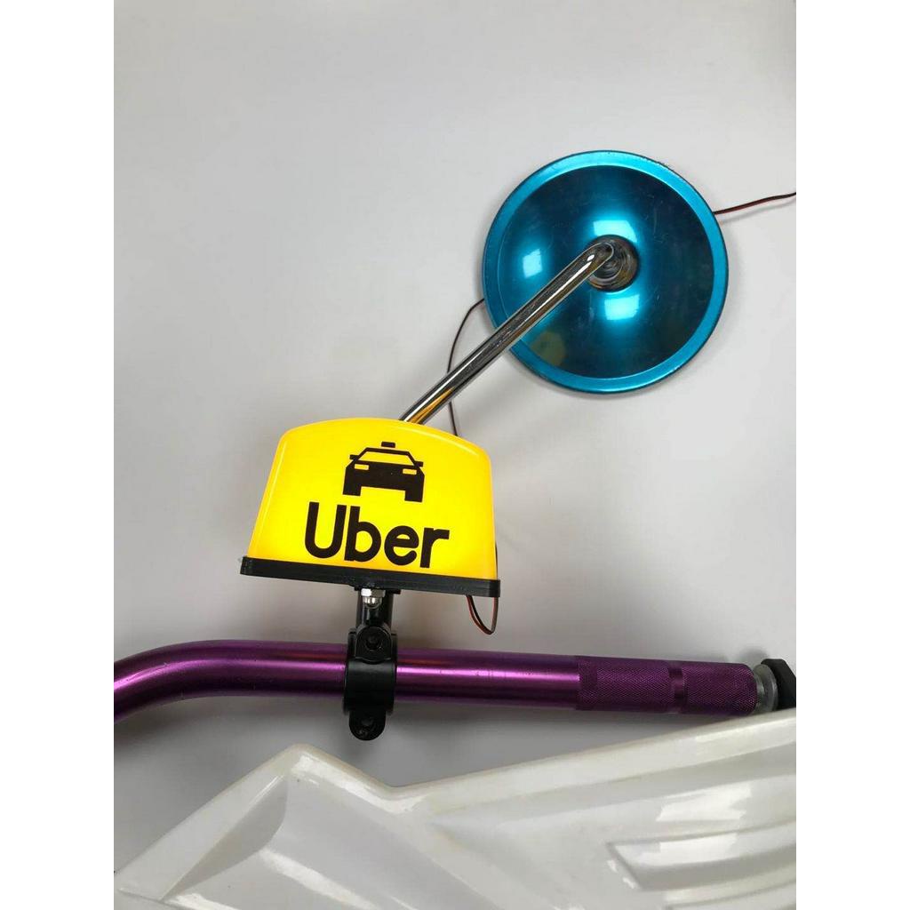 ICON TAXI UBER LAMPU LOGO KUNCI KE SPION MOTOR I Taxi advertising