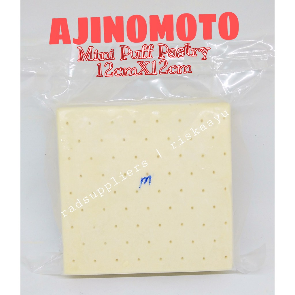 Ajinomoto Mini Puff Pastry ukuran M / 12X12cm, Best Seller Premium Mini Puff Pastry