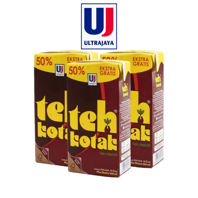 

Ultra Teh Kotak 200 ml + 100 ml
