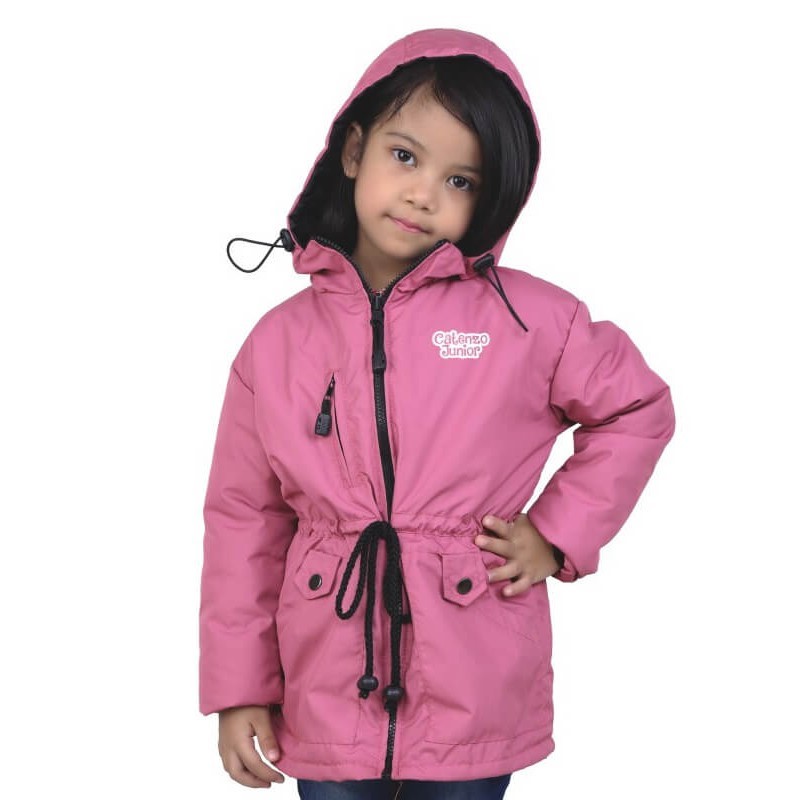 COD Jaket Parasut Anak Perempuan 4- 10 thn Pink Catenzo jr CDG127