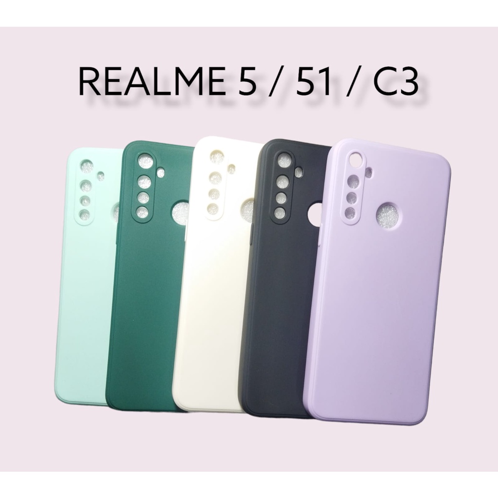 CASE MACARON REALME 5/S1/C3 | CASE  REALME  | CASE MACARON | CASE SQUARE EDGE | CASE LUCU | SOFTCASE