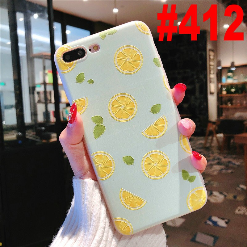 GNC| Casing OPPO A83 F1 F3 Plus F5 Vivo v5/V5s/V5 Lite Y71 V9 Soft 3D Relief Cool Lemon Case Cover