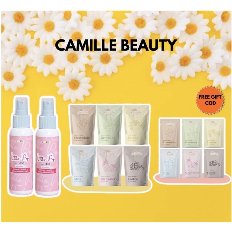 MASKER CAMILLE BEAUTY | FACEMIST CAMILLE LITTLE POP | MASKER ORGANIC CAMILLE