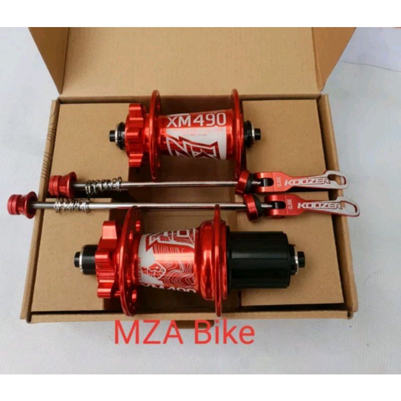 Koozer XM490 Hub freehub 32 Hole Hub Freehub Disc Brake Merah