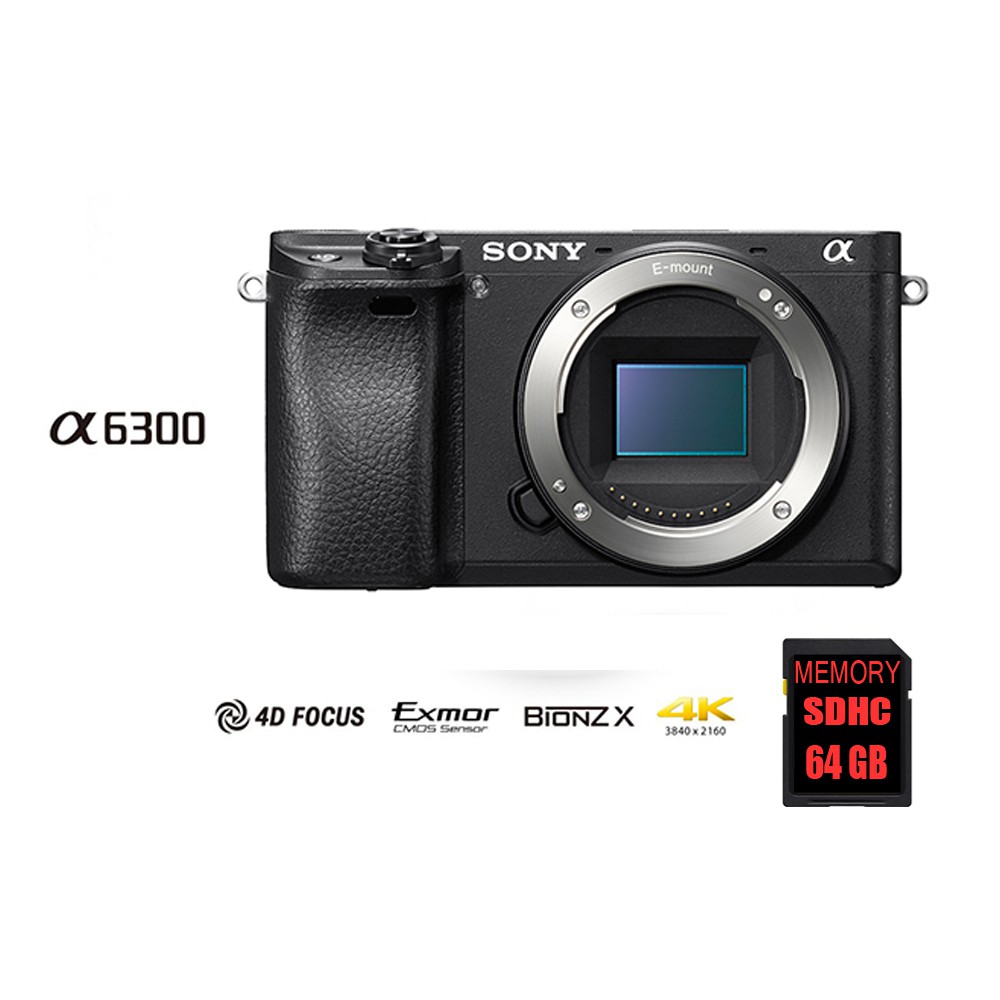 SONY A6300 BODY ONLY / KAMERA SONY ALPHA 6300 BO /KAMERA MIRRORLES