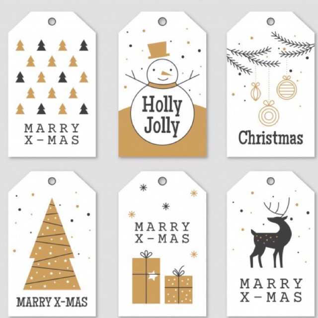 

CHRISTMAS TAG/TAG NATAL (isi 100 pcs)