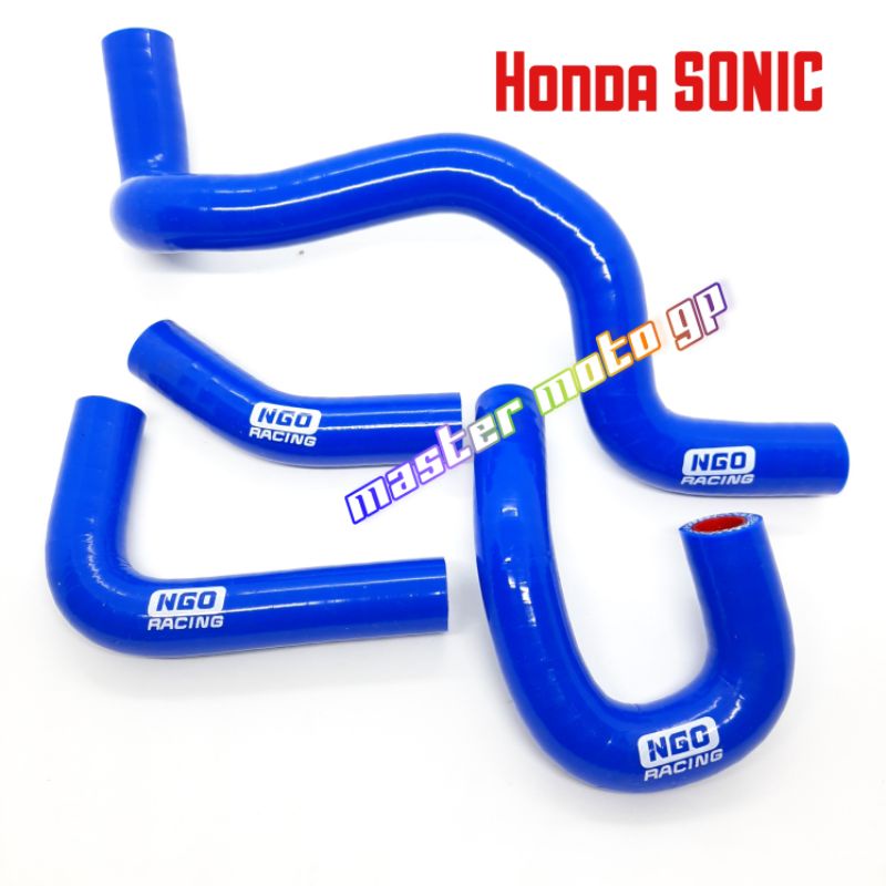 SELANG RADIATOR NGO RACING THAILAND HONDA SONIC SONIC 150R SELANG MODEL SAMCO NGO racing selang pipa air radiator pipa silicon modifikasi