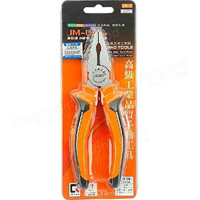 Jakemy 6 Inch Hardware tools Non-slip Handle Parallel-jaw JM-CT1-3 Tang Kombinasi  Original