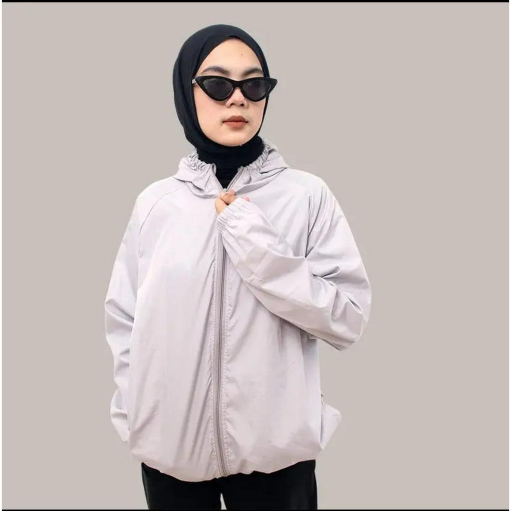 TERMURAH Jaket Parasut Olahraga, Sauna Suit, Jogging, Lari, Bersepeda, Despo, Gym Fitnes, Senam, Pria/Wanita