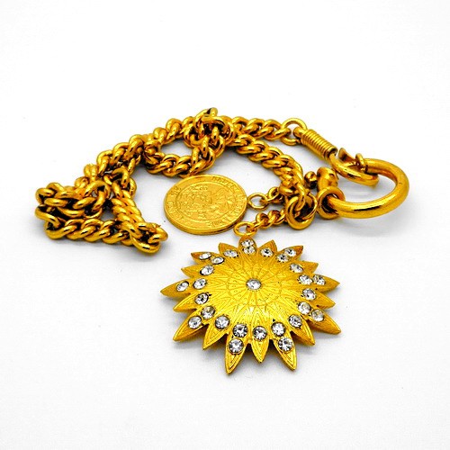 Bros Rantai Baju Beskap Jawa Lambang Matahari