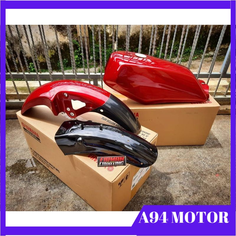 (COD) body set rx king merah maroon original (sepaket) TERLARIS