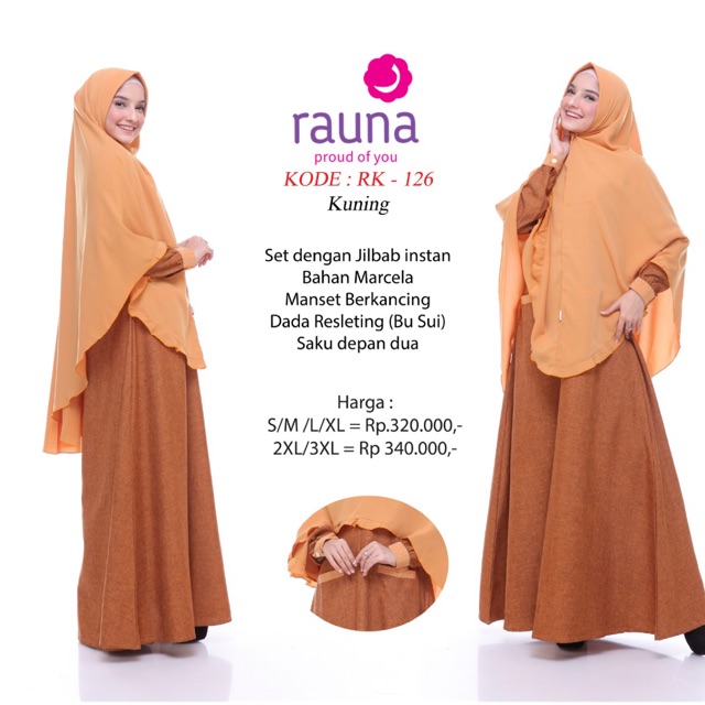 RAUNA KATUN RK126/GAMIS RAUNA/RAHNEM