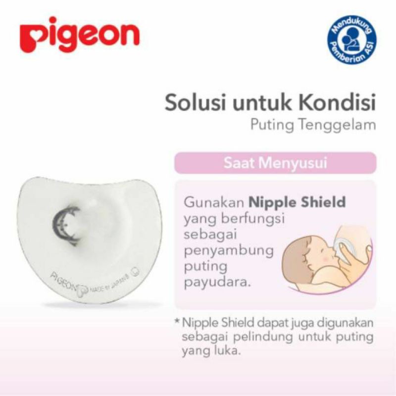 Pelindung Puting Ibu Pigeon/Natural Fit Nipple Shield