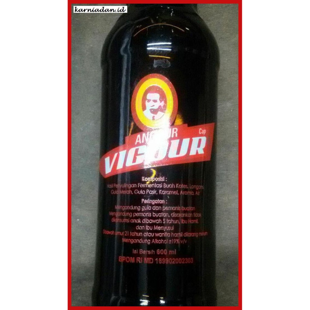 

lanoisidartdrink- minuman anggur cap vigour 600 ml deli serdang -asliii-bngittt.