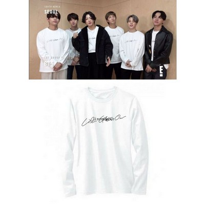 KAOS T-SHIRT BTS Life Goes ON lengan panjang