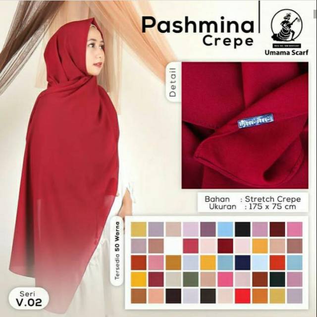 Umama Scarf Pashmina Crepe