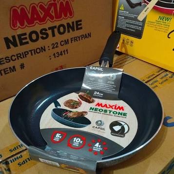 Teflon Maxim Neostone Frypan 24CM / Fry Pan Anti Lengket / Maxim Neostone Frypan 24cm BATAM